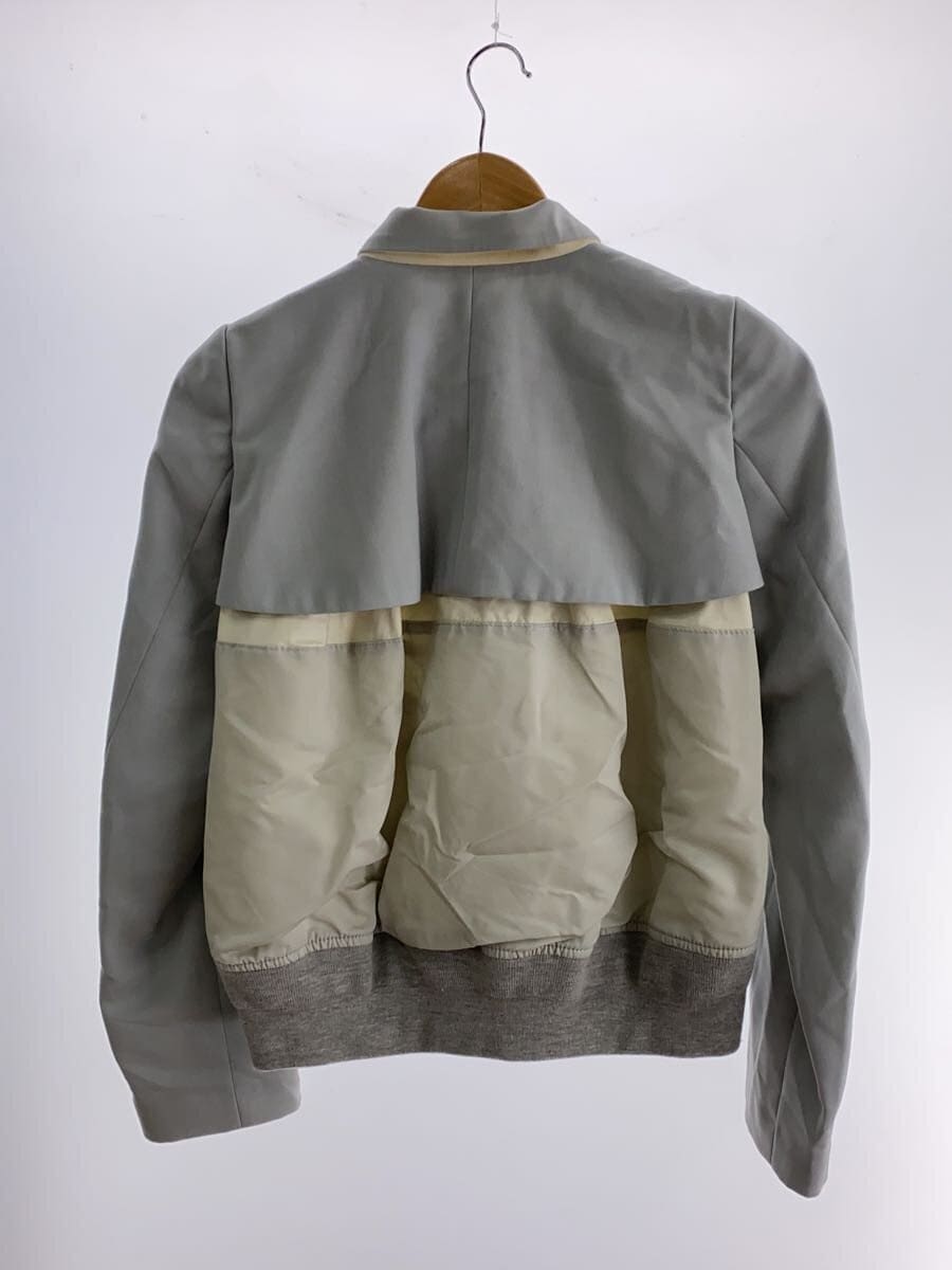 sacai / Nylon Twill Mix Jacket/ジャケット/1/ポリエステル/GRY/22-05954