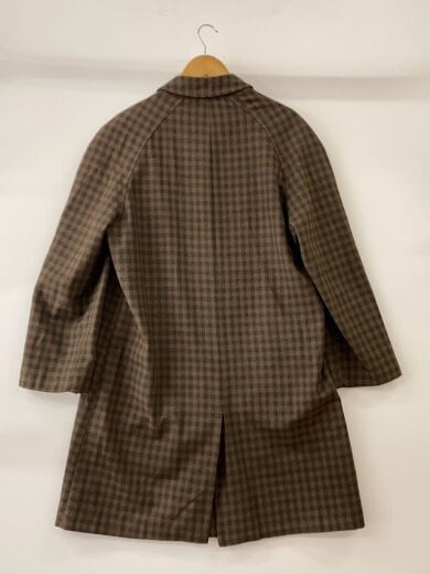 商品画像：BLIZZAND/60s/毛羽立ち有/ステンカラーコート/--/--/BRW/チェック 2