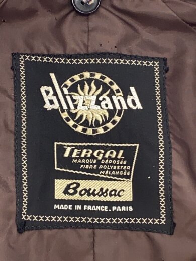 商品画像：BLIZZAND/60s/毛羽立ち有/ステンカラーコート/--/--/BRW/チェック 3