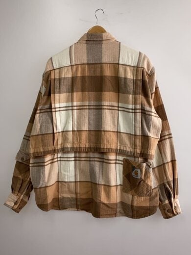 商品画像：×INVINCIBLE/24AW/L/S WORK SHIRT MAX/L/コットン/BEG/チェック// 2