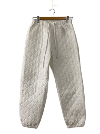 商品画像：ビズキルトパンツ/若干汚れ/ホツレ箇所有/M/ポリエステル/WHT/7583// 1