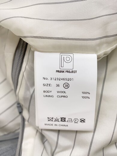 商品画像：Moon Slit Asymmetry Tack Pants/38/ウール/GRY/31232465201// 5