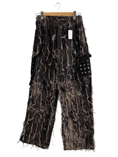 商品画像：PLANET STUDIO/再構築/フリンジ/ボトム/--/コットン/BLK 1