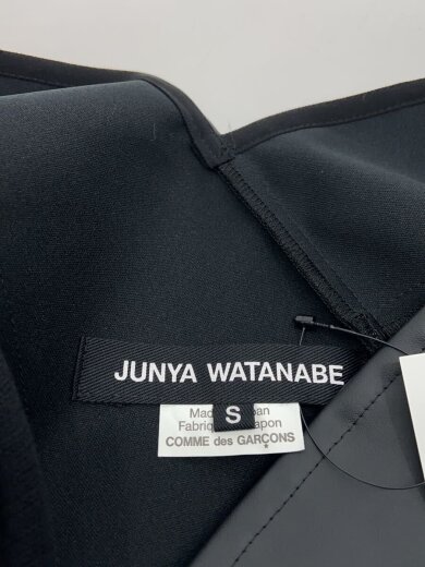 商品画像：25AW/フェイクレザー切替/長袖ワンピース/S/ウール/BLK/JP-O005// 3