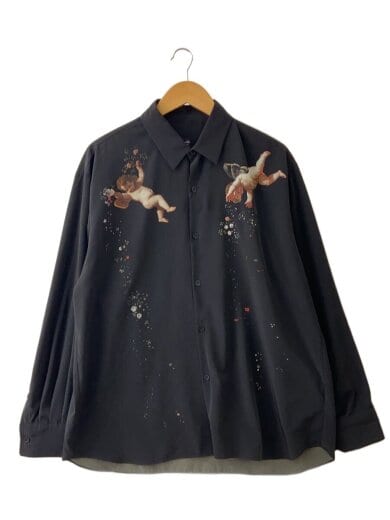 商品画像：21AW/DECHINE ANGEL Big Shirt/44/ポリエステル/BLK/総柄/2221// 1