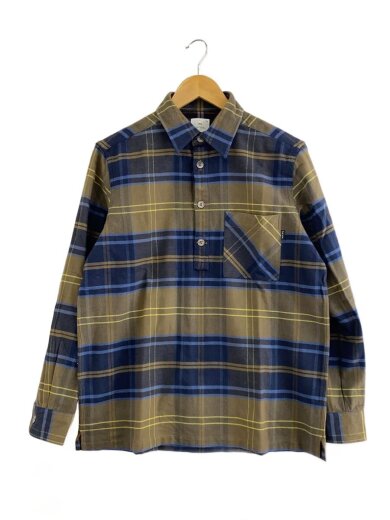 商品画像：プルオーバー/プルオーバー/長袖シャツ/M/コットン/KHK/チェック/PY-WR-72732// 1
