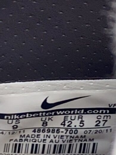 商品画像：AIR FORCE 1 HI VT PRM QS/エアフォースハイプレミアム/イエロー/486986-700/27cm 5