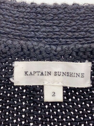 商品画像：26SS/Cotton Washi Hand Frame Cardigan/2/コットン/BLK/KS26SKN01 3
