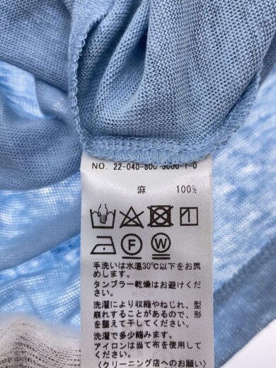 商品画像：スラブジャージードレス/長袖ワンピース/36/リネン/BLU/22-040-800-3000-1-0// 5