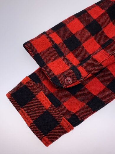 商品画像：50S/マッキーノ/棒TALON/ウールジャケット/33/RED/チェック// 4