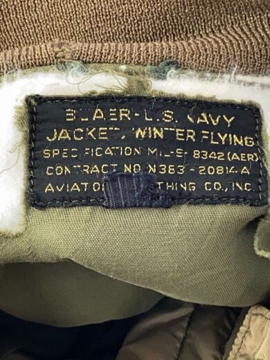 画像：US.NAVYG-8/フライトジャケット/42/--/KHK//3