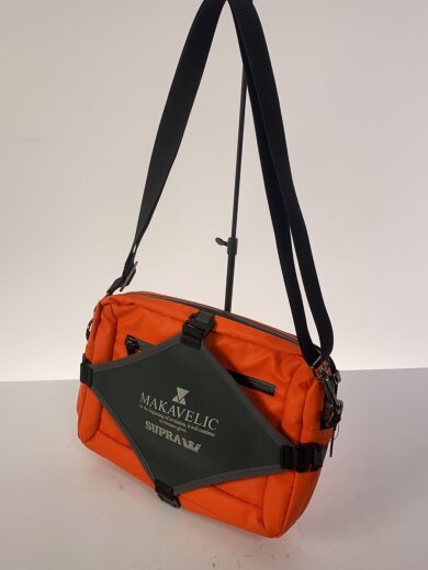 画像：SUPRA × MAKAVELICショルダーバッグ/ポリエステル/ORN/無地2