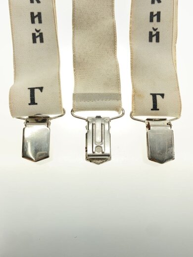 商品画像：服飾雑貨/--/WHT/メンズ/G009-BT01　サスペンダー 2