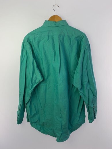商品画像：90s/big oxford/長袖シャツ/L/コットン/GRN/無地 2