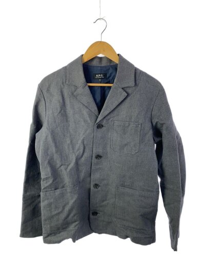 商品画像：ジャケット/S/リネン/GRY 1