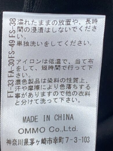 商品画像：ommo/トップス/FREE/レーヨン/BLK 5