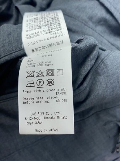 商品画像：ストレートパンツ/1/ウール/GRY/S061409 6