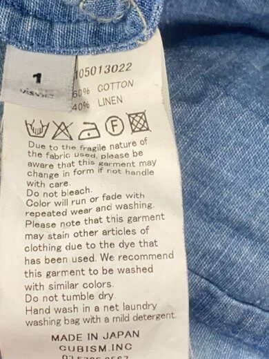 商品画像：長袖シャツ/1/コットン/IDG/0113105013022 4