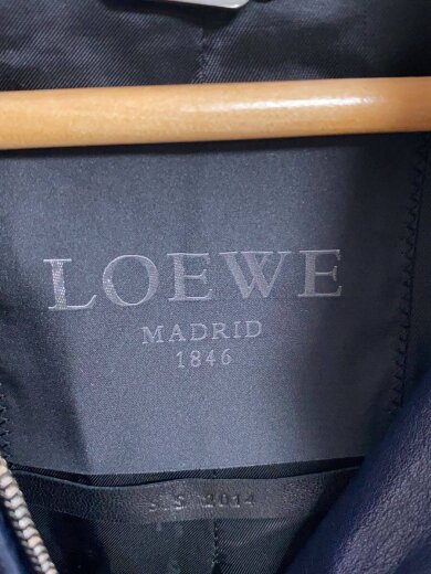 商品画像：14ss/レザージャケット・ブルゾン/52/レーヨン/NVY/無地 3