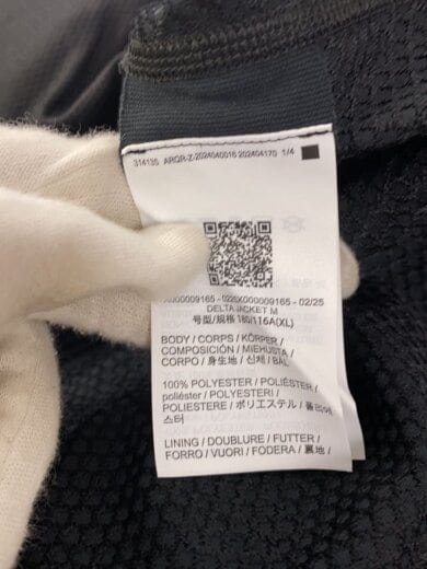 商品画像：DELTA JACKET/XL/ポリエステル/BLK/無地/X000009165 4