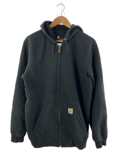 画像：Carharttジップパーカー/M/コットン/BLK/K122-BLK1