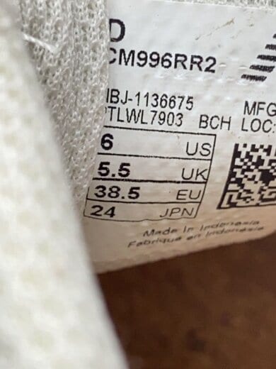 商品画像：CM996/ホワイト/24cm/WHT 5