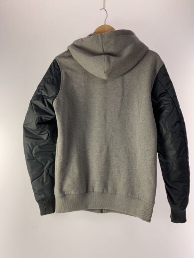 商品画像：ジップパーカー/--/コットン/GRY 2