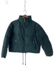 ダウンジャケット/S/ナイロン/GRN/無地