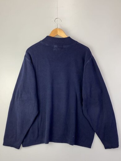 商品画像：長袖Tシャツ/L/コットン/NVY/無地/90S/00S/モックネック// 2