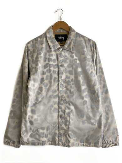 商品画像：Translucent Coach Jacket/M/ナイロン/GRY/レオパード/115375// 1