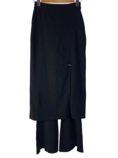 商品画像：ロングスカート/38/レーヨン/BLK/無地/882420300601 1