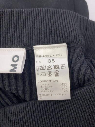 商品画像：ロングスカート/38/レーヨン/BLK/無地/882420300601 4
