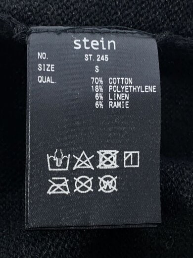 商品画像：21SS/OVERSIZED DAMAGED KNIT/S/コットン/BLK/無地/ST.245 4