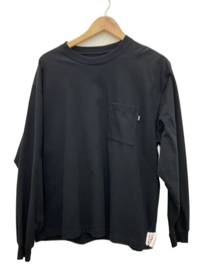 商品画像：25SS Pocket & Crew LS T-Shirt/M/ブラック/SS25BRENCT07AM 1