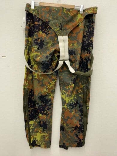 商品画像：ドイツ軍 フレクターカモ オーバーオール/裾ジップ/カーキ/カモフラ 2