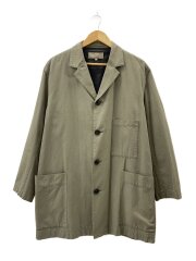 COTTON LINEN LIGHTWEIGHT TWILL COAT コート/M/カーキ/579-2125003