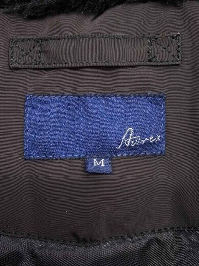 商品画像：フライトボンバーコート/M/ブラック無地/6262072 3