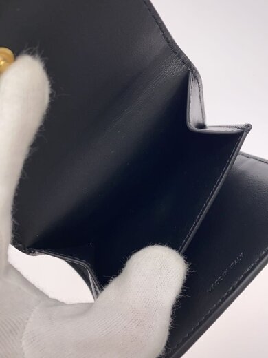 商品画像：2つ折り財布/レザー/BLK/レディース/10D783DPV.38NO 5