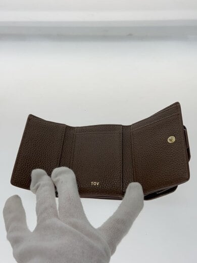 商品画像：2025 SLOBE IENA 別注 ミニウォレット 財布/レザー/BRW/レディース 4