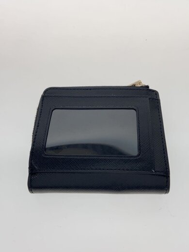 商品画像：2つ折り財布/レザー/BLK/レディース 2