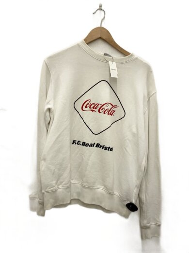 商品画像：スウェット/M/コットン/WHT/無地/fcrb-200017 1