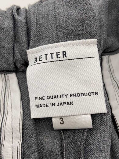 商品画像：ボトム/3/ウール/GRY 4