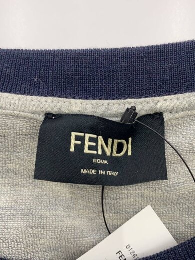 商品画像：リンガー/クルーネック/胸ポケレザー仕様/Tシャツ/48/コットン/GRY/FY0696 1P0 3