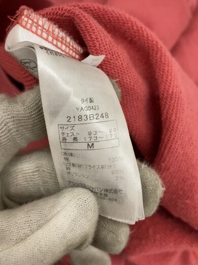 商品画像：ラグラン/ワッペン/スウェット/M/コットン/PNK/2183B248 4