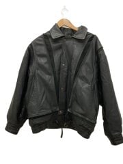 ALBINO GARDIN/レザージャケット・ブルゾン/--/羊革/BLK