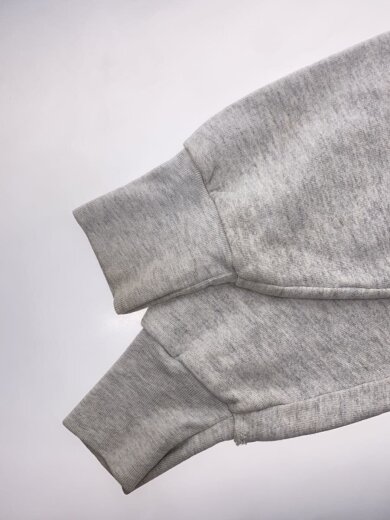 商品画像：90s RUGGED SWEAT USA製 3段ラバー リバースタイプ パーカー/XL/コットン/GRY 6