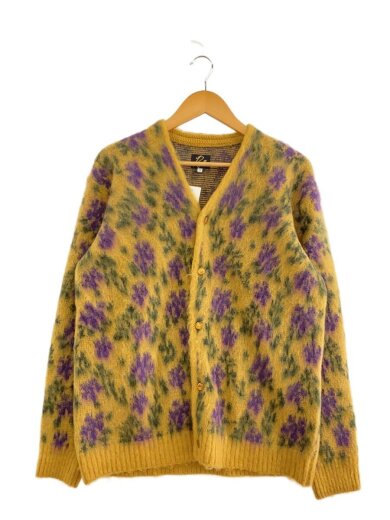 商品画像：カーディガン(厚手)/S/モヘア/YLW/総柄/NS282// 1