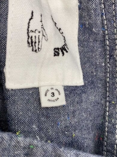 商品画像：長袖シャツ/XL/コットン/NVY/総柄// 4
