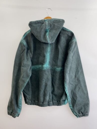 商品画像：spray dye hooded work jacket/パーカー/L/コットン/BLU/無地// 2