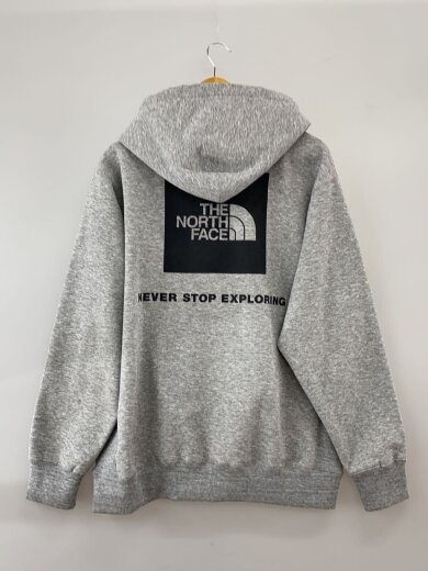 商品画像：BACK SQUARE LOGO HOODIE_バックスクエアロゴフーディ/XL/ポリエステル/GRY/無地// 2
